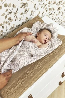 Meyco Cheetah Swaddle - 2-pack - Hydrofiel - Taupe - 120x120cm -Babyproducten 800x1200 89