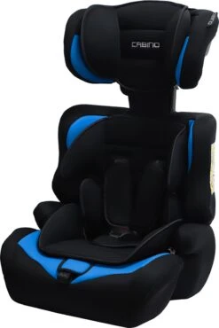 Cabino Autostoel Groep 1/2/3 (9-36kg) - Zwart-Blauw -Babyproducten 801x1200 7