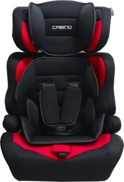 Cabino Autostoel Groep 1/2/3 (9-36kg) - Zwart-Rood -Babyproducten 818x1200