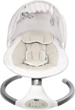 Tryco Hugg Swing Babyschommel - Zilver/Wit - Draaibare Babyswing - Met Muziek -Babyproducten 818x1200 3