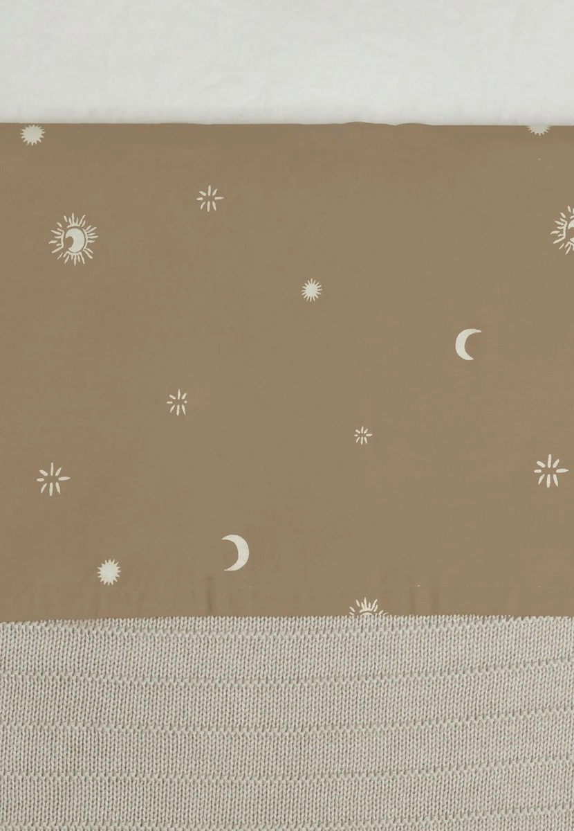 Jollein Baby Laken Wieg 75x100cm Stargaze - Biscuit 5 Jollein Baby Laken Wieg 75x100cm Stargaze - Biscuit - Afbeelding 3