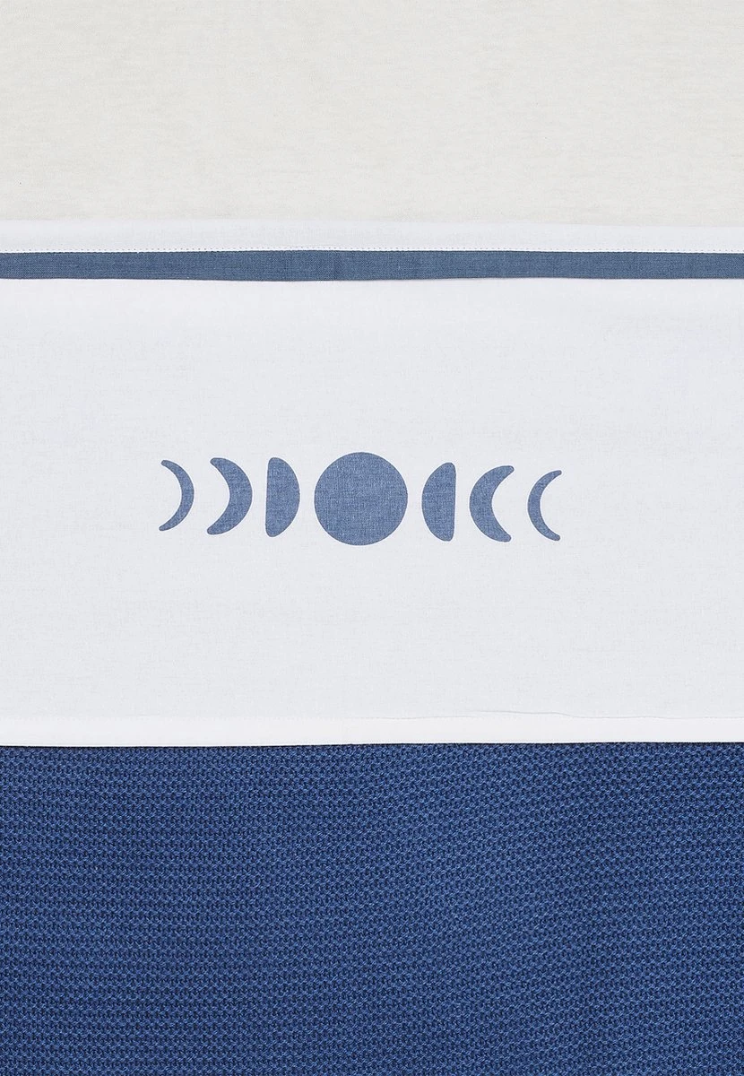 Jollein Baby Laken Ledikant 120x150cm Moonlight 4 Jollein Baby Laken Ledikant 120x150cm Moonlight - Afbeelding 2