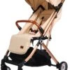 Ding Vivo Wandelwagen - Beige/Rose - Inklapbare Buggy - Inclusief Boodschappenmandje En Zonnekap -Babyproducten 834x1200 1