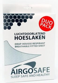 ABZ Airgosafe Hoeslaken 60x120 Cm - Duo Pack - Wit -Babyproducten 837x1200 4