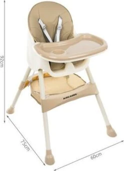 Kinderstoel 3 In 1 - 5 Punts Veiligheidsgordel - Beige 12 Kinderstoel 3 In 1 - 5 Punts Veiligheidsgordel - Beige -Babyproducten 869x1200 5