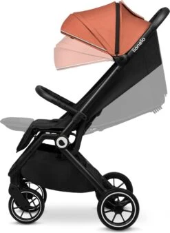 Lionelo Buggy Cloe - Kinderwagen Premium + - Tot 22 Kg - Verstelbare Rugleuning - 5-punts Veiligheidsgordels - Grote Zwenkwielen - Klamboe - Bekerhouder - Lichtgewicht - Compact - Waterdicht -Babyproducten 876x1200