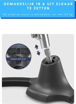 Merkloos Easy-Home® - Elektrische Wipstoel - Babyschommel - Baby Swing - Incl Tafel - Bluetooth - White Noise - 20kg -Babyproducten 886x1200 3