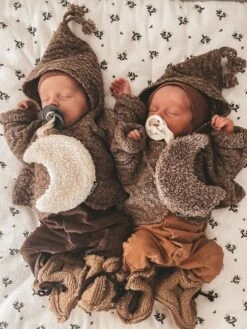 Louka Speendoekje Maan Bruin - Teddy Katoen - Speenknuffel -Babyproducten 900x1200 32