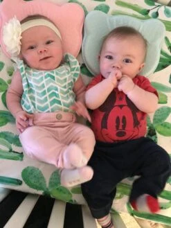 Baby IQ Orthopedisch Baby Hoofdkussen – Traagschuim – Tegen Plat Achterhoofd – Baby Kussen Plat Hoofd - Kraamcadeau – Blauw – Incl Gratis Bandana Slabber -Babyproducten 900x1200 54