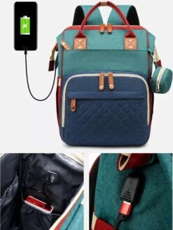 Luiertas - Rugzak - Baby - Kind - Mama - Papa - Slapen - Blauw - Relaxen -Babyproducten 901x1200 1