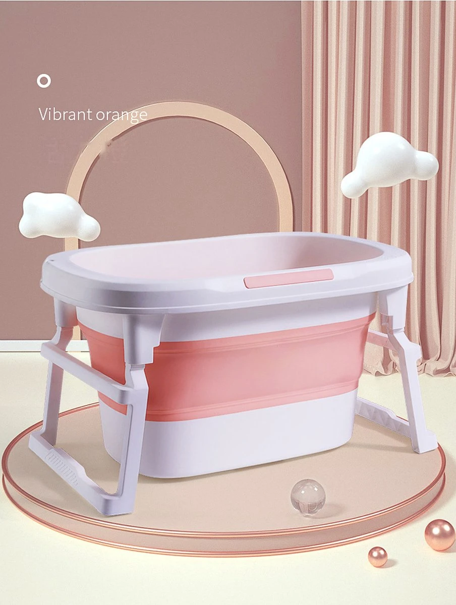 Rudolphy Opvouwbaar Babybad 3-in 1 Van 0-12 Jaar - Roze 3 Rudolphy Opvouwbaar Babybad 3-in 1 Van 0-12 Jaar - Roze