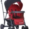 Joovy Caboose Graphite Stand On Tandem Buggy - Rood - Duo Buggy - Dubbele Buggy -Babyproducten 907x1200 3