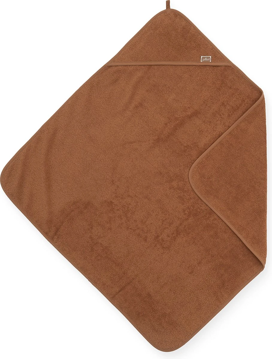 Jollein Badcape Badstof 75x75cm - Caramel 4 Jollein Badcape Badstof 75x75cm - Caramel - Afbeelding 2