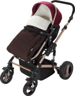 Monzana Voetenzak - Voor Kinderwagen Of Stoeltje - 93x56cm Bruin -Babyproducten 940x1200 1