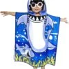 JAXY Badcape Baby - Badcape - Baby Badjas - Omslagdoek - Omslagdoek - Baby Handdoek Met Capuchon - Strandhanddoek - Badponcho - Poncho Handdoek - Microfiber - 60x90cm - Haai -Babyproducten 949x1200 1