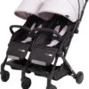 FreeON Duo Buggy City Twin - Luxe Tweeling Wandelwagen - Twin Buggy - Tweeling Buggy - Zwart-Grijs -Babyproducten 978x1200
