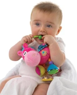 Playgro Clip Clop Rammelaar - Roze - Activiteitenspeeltje - Kraamkado -Babyproducten 979x1200