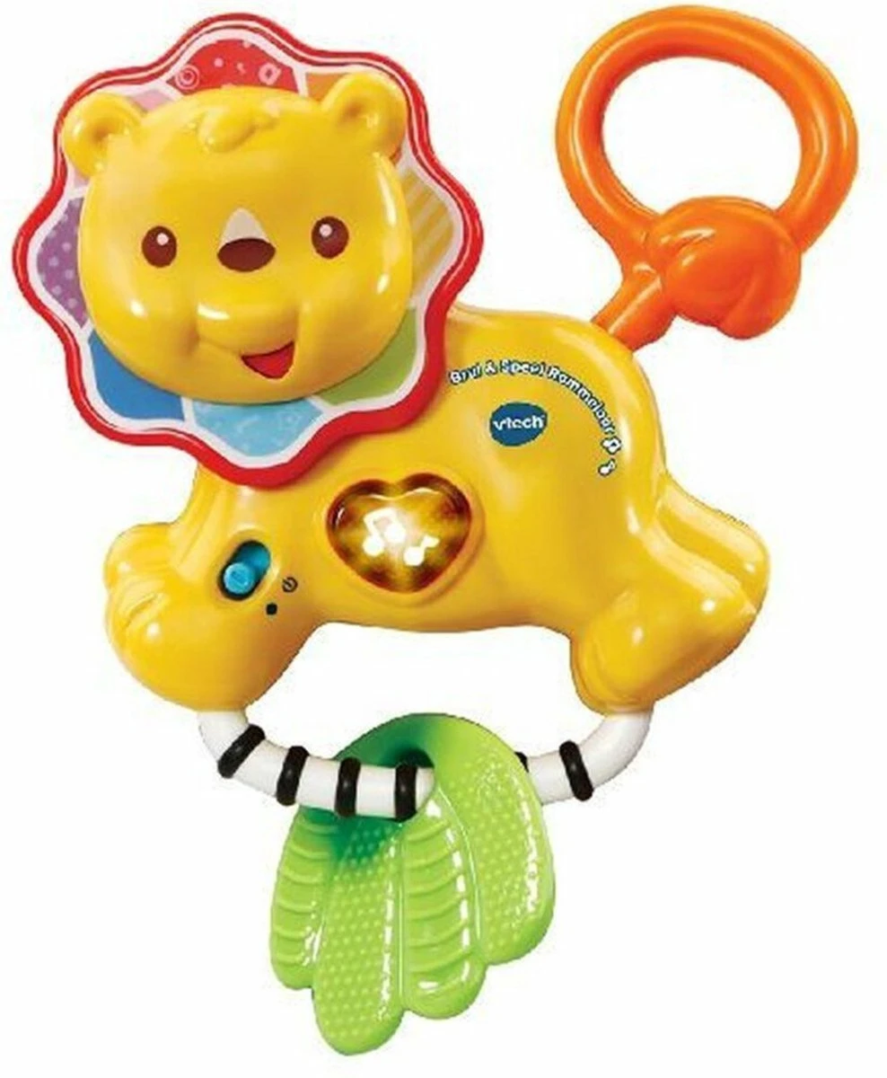 VTech Baby Brul & Speel Rammelaar - Educatief Babyspeelgoed - Bijtring - 3 Tot 24 Maanden 3 VTech Baby Brul & Speel Rammelaar - Educatief Babyspeelgoed - Bijtring - 3 Tot 24 Maanden