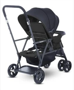 Joovy Caboose Graphite Stand On Tandem Buggy - Zwart - Duo Buggy - Dubbele Buggy -Babyproducten 989x1200 1