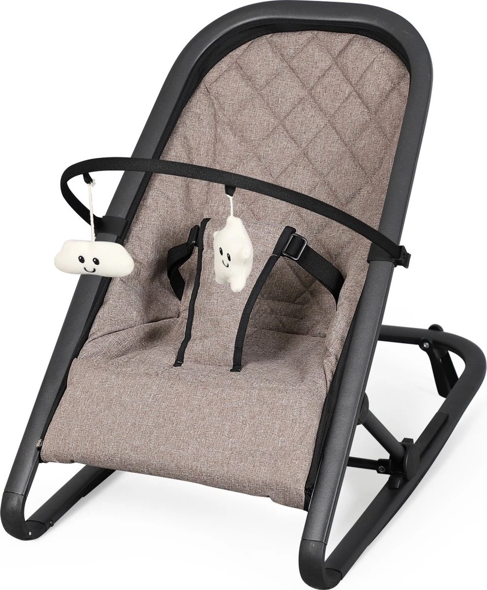 Hibaby Noa - 2-in-1 Wipstoel - Essential Brown 3 Hibaby Noa - 2-in-1 Wipstoel - Essential Brown